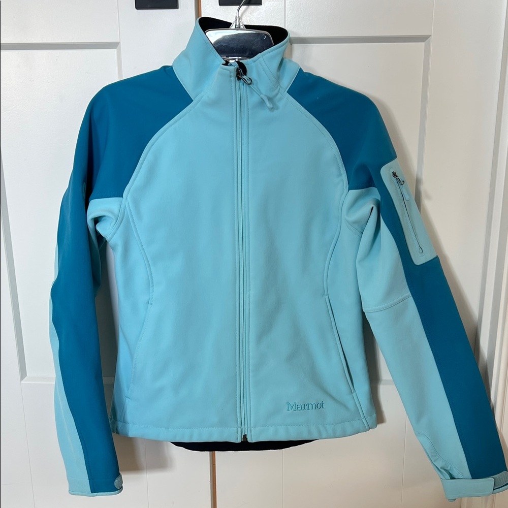 Marmot Women's Light and Dark Blue Ski Jacket